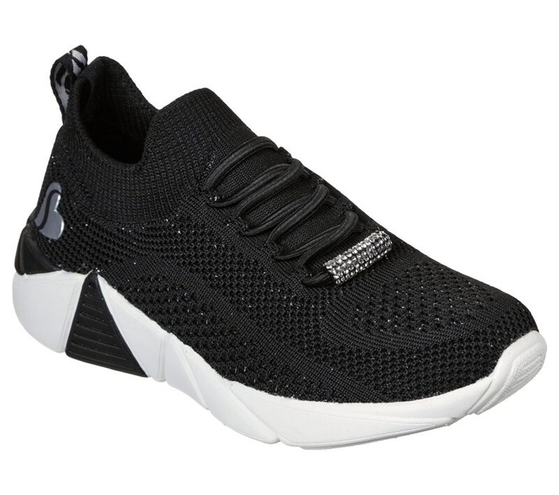 Skechers Flickor Svarta Sneakers - A-Line - Diamond Glider - Sverige (FWOHQ-2319)
